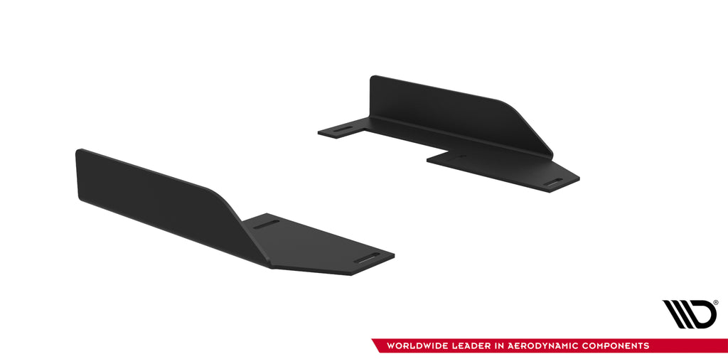 Maxton Design Seitenschweller Flaps passend für Toyota GR Corolla Mk12 schwarz Hochglanz