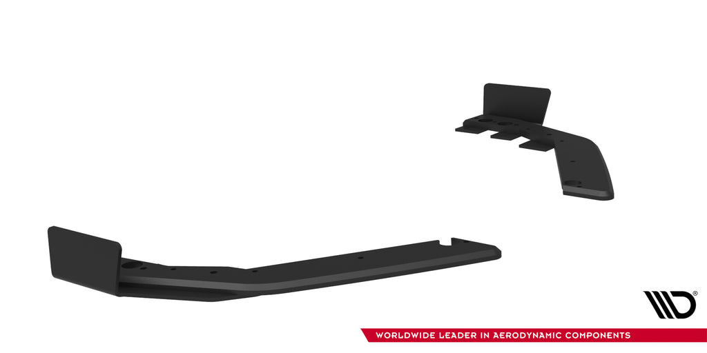Maxton Design Street Pro Heck Ansatz Flaps Diffusor + Flaps passend für Toyota GR Corolla Mk12 schwarz Hochglanz