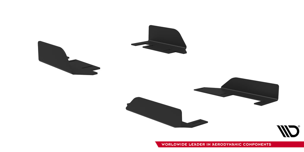 Maxton Design Seitenschweller Flaps passend für Toyota GR Corolla Mk12 schwarz Hochglanz