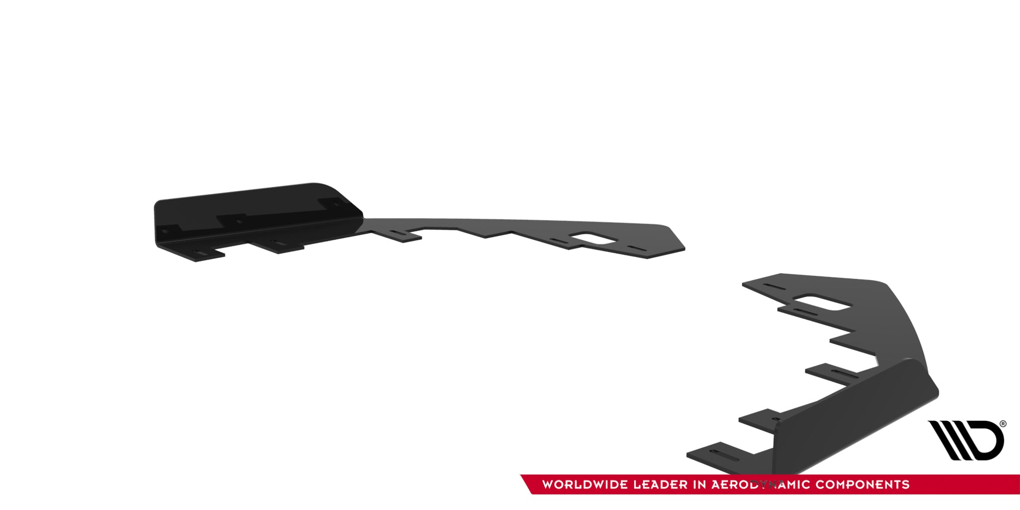 Maxton Design Front Stoßstange Flaps passend für Flaps Toyota GR Corolla Mk12 schwarz Hochglanz