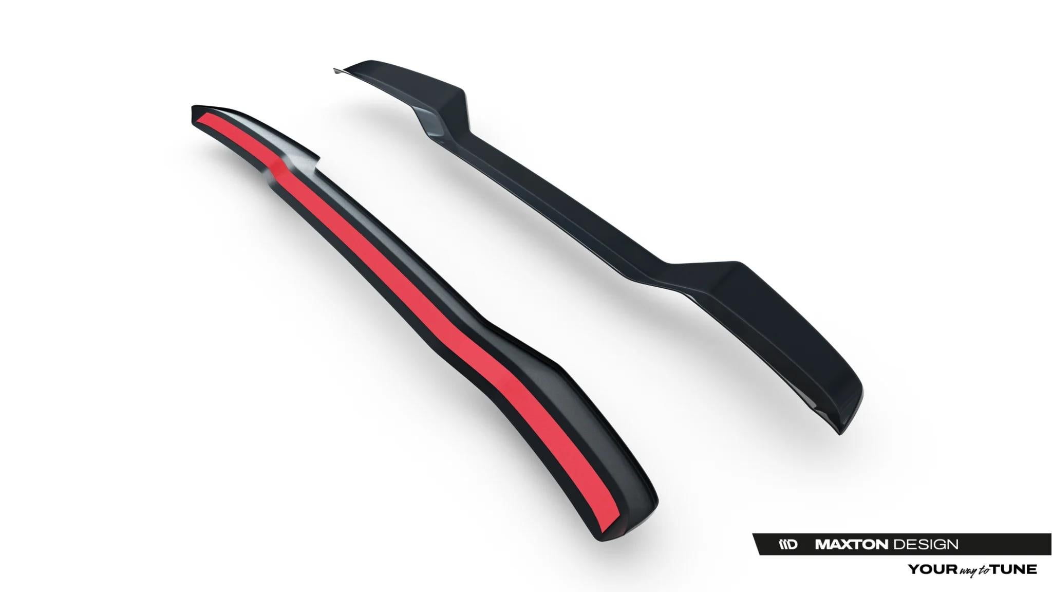 Maxton Design Heckspoiler Lippe Dacia Duster Mk3 Schwarz Hochglanz