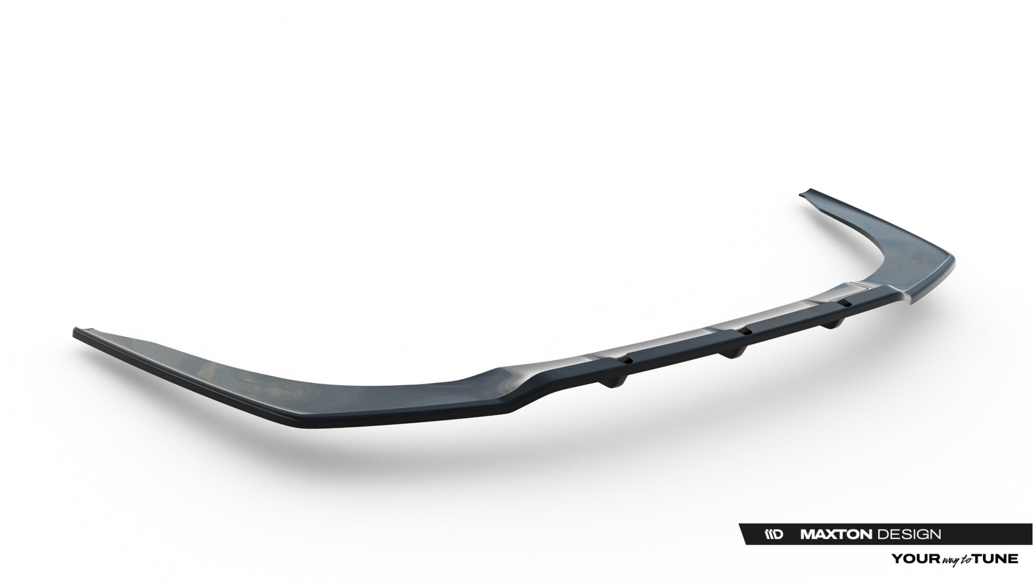 Maxton Design Street+ Mittlerer Diffusor RACE passend für BMW 8 Gran Coupe M-Paket G16 schwarz Hochglanz