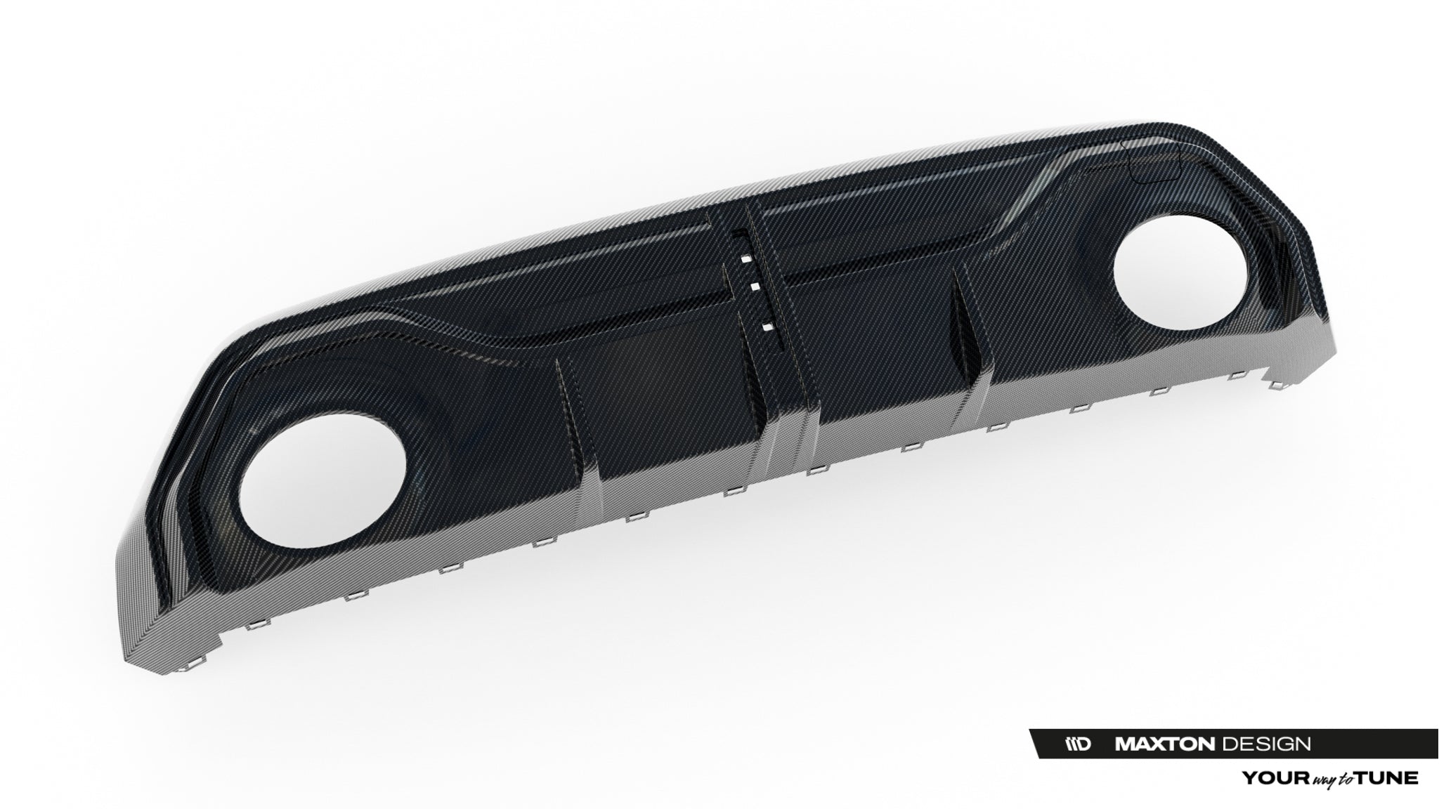 Maxton Design Prepreg Carbon Fiber Diffusor Heck Ansatz passend für Audi RS3 Sportback 8Y Facelift