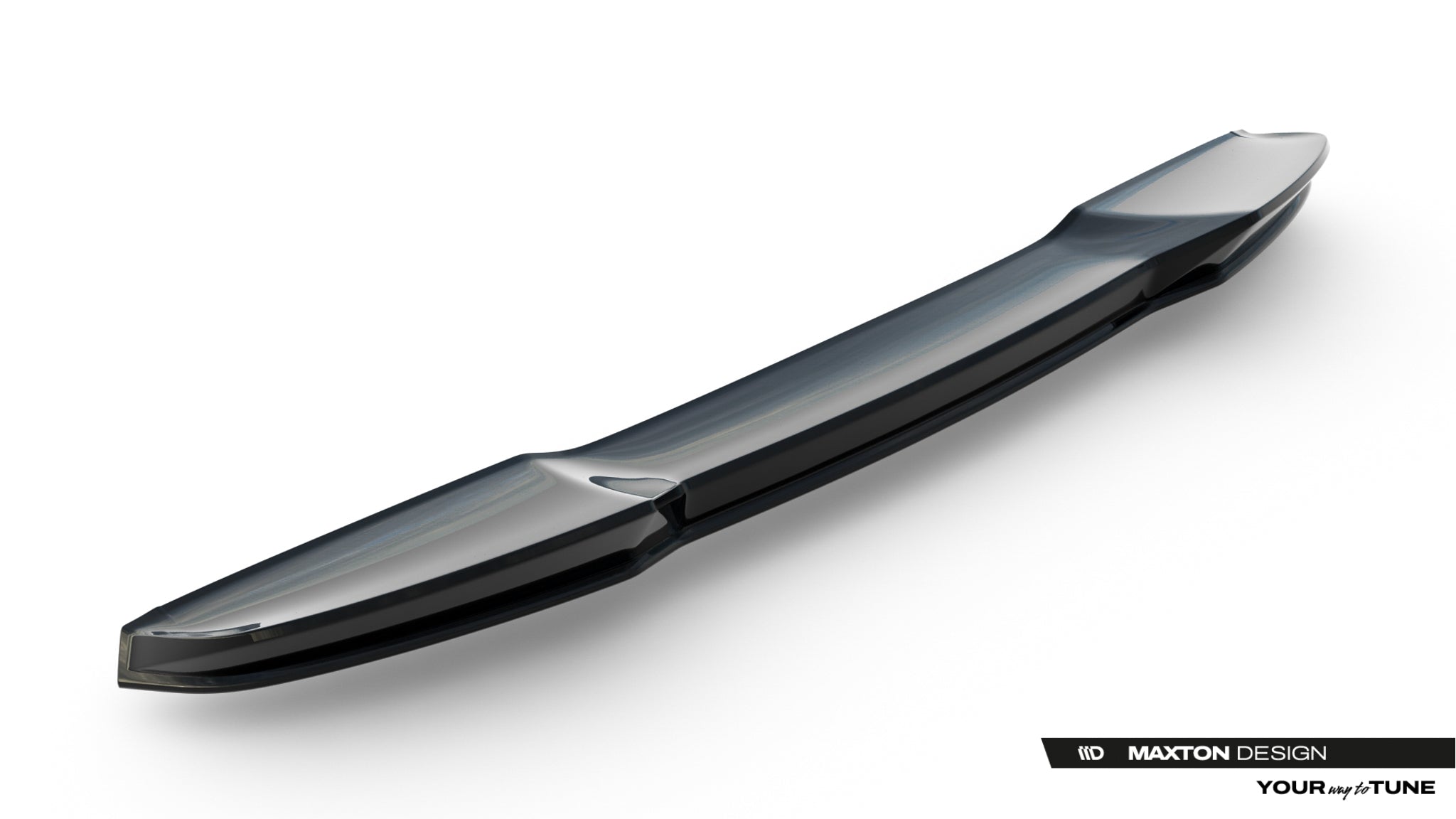 Maxton Design Spoiler CAP 3D passend für Audi RSQ3 SUV F3 schwarz Hochglanz