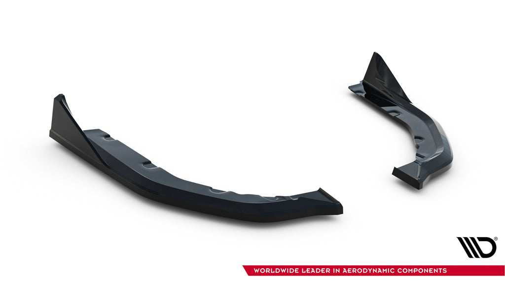 Maxton Design Heck Ansatz Flaps Diffusor V.5 passend für BMW M3 Limousine / Touring G80 / G81 schwarz Hochglanz