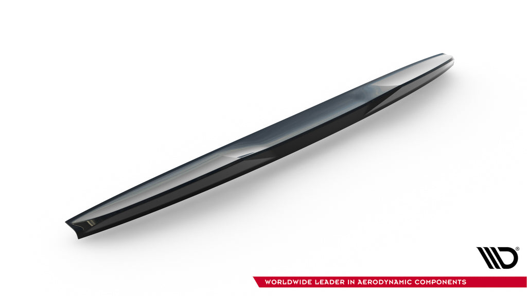 Maxton Design Spoiler CAP 3D passend für Audi S4 Limousine B8 Facelift schwarz Hochglanz