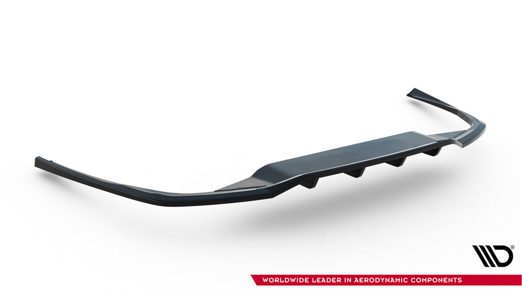 Maxton Design Street+ Mittlerer Diffusor RACE passend für Volvo S60/V60 R-Design Mk3 schwarz Hochglanz