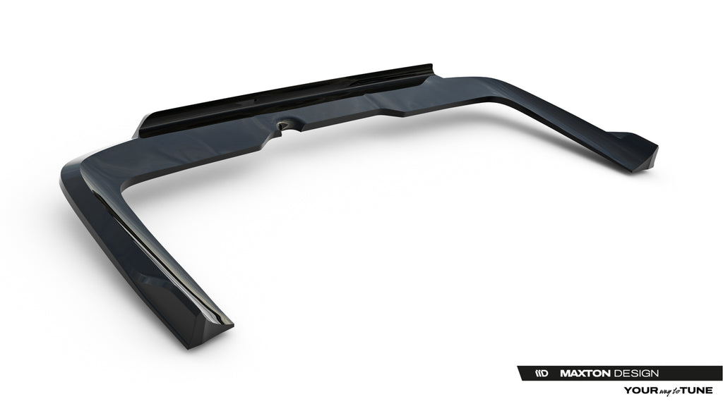 Maxton Design Street+ Mittlerer Diffusor Race Passend für Mercedes-Benz V AMG-Line W447 Facelift 2 Schwarz Hochglanz