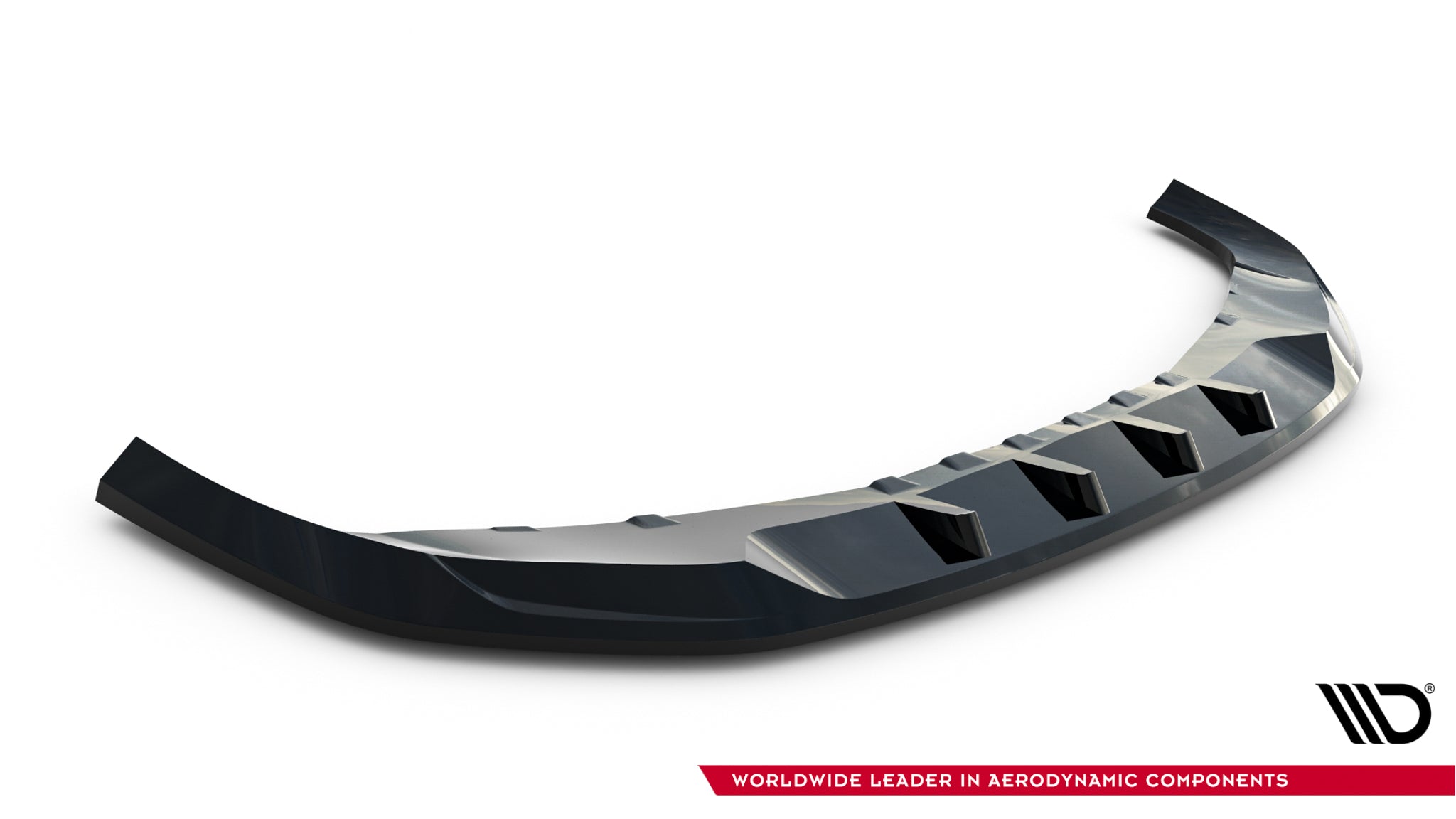 Maxton Design Street+ Spoilerlippe Front Ansatz V.2 passend für BMW 7 G70 schwarz Hochglanz
