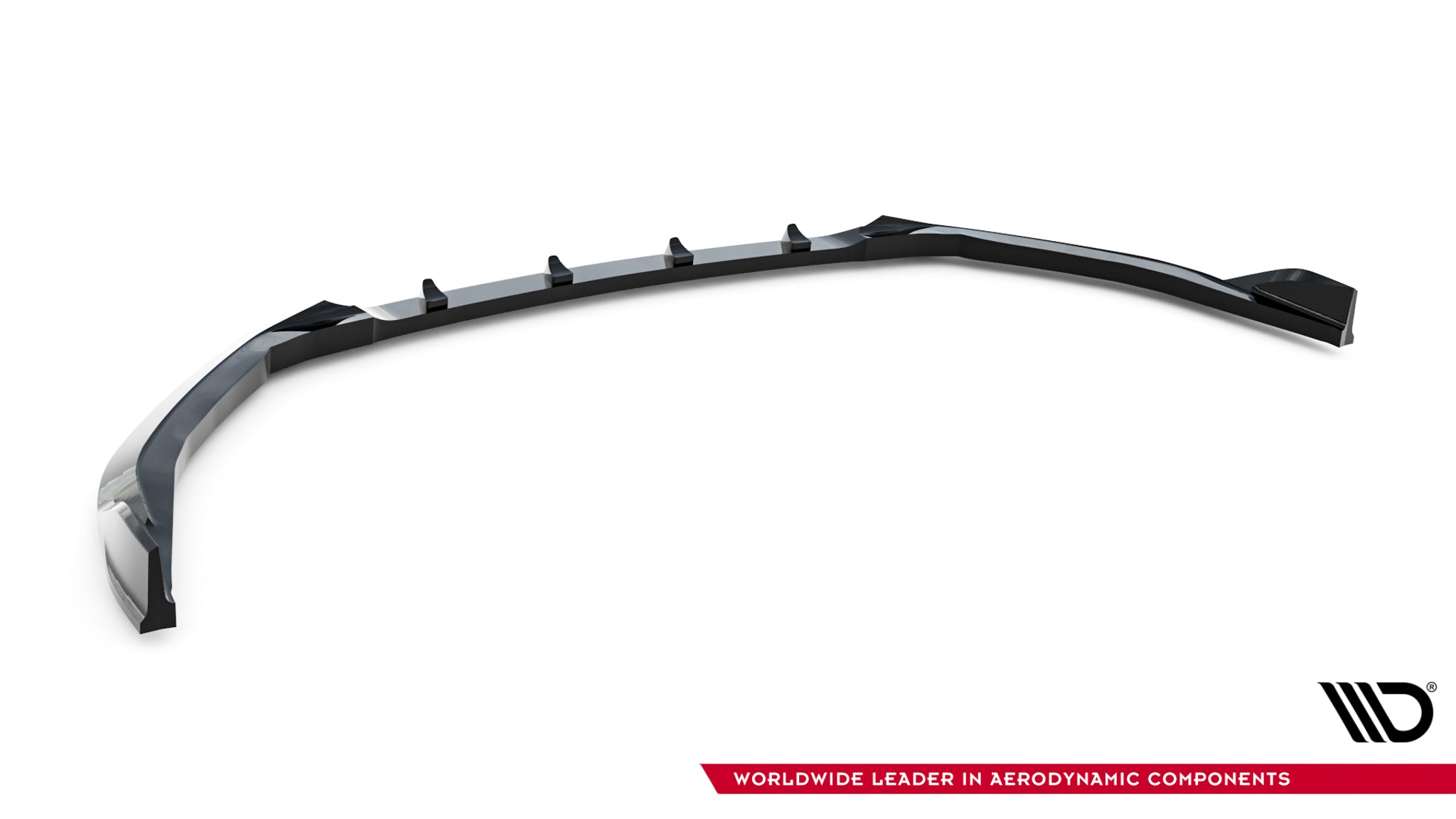 Maxton Design Street+ Spoilerlippe Front Ansatz V.2 passend für Toyota GR Corolla Mk12 schwarz Hochglanz