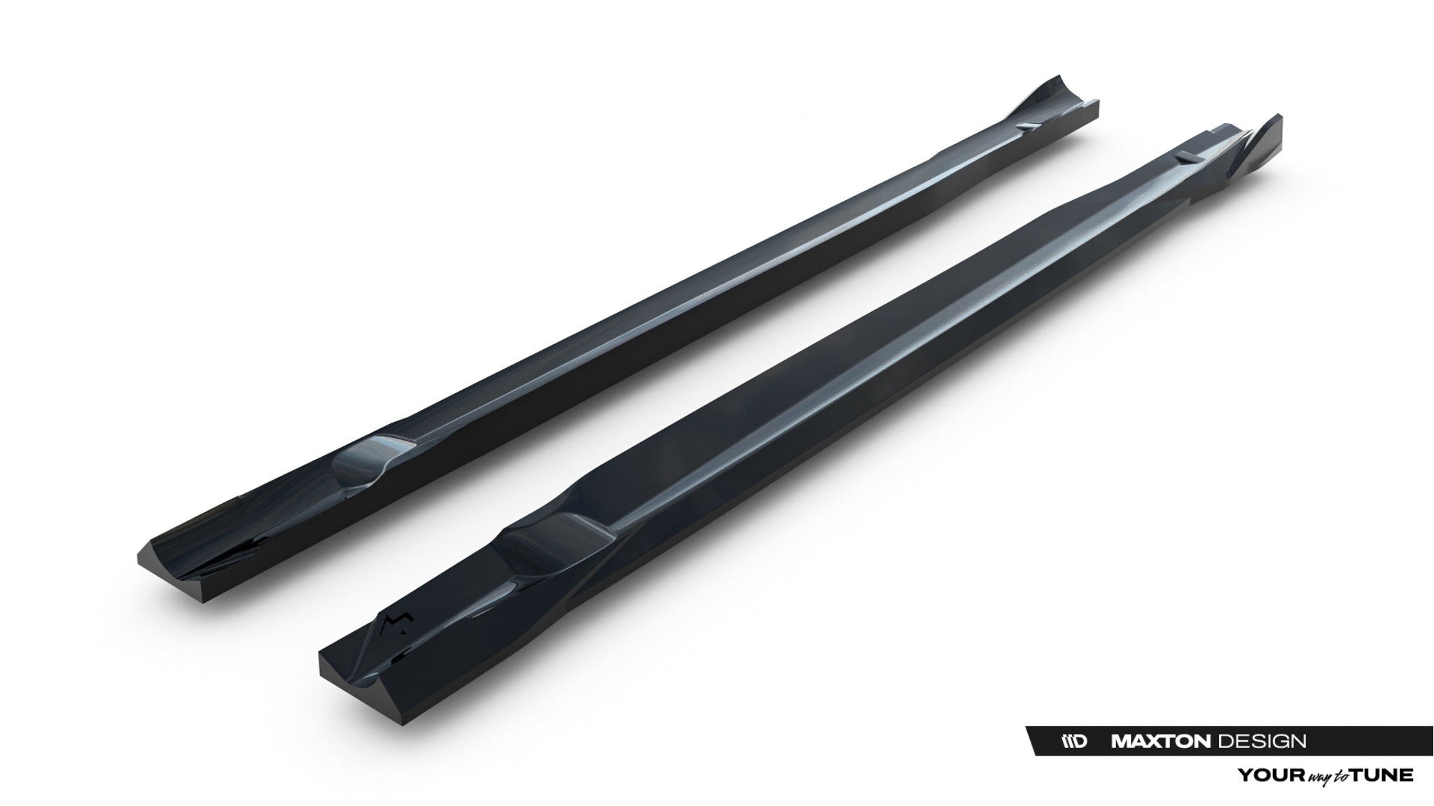 Maxton Design Street+ Seitenschweller Leisten passend für Mercedes-AMG CLE 53 Aero C236 schwarz Hochglanz