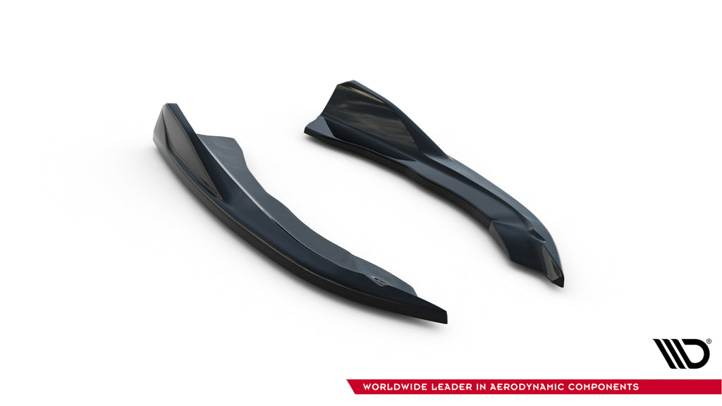 Maxton Design Heck Ansatz Flaps Diffusor V.8 passend für BMW 4er M-Paket G22 / G23 / G22 Facelift / G23 Facelift schwarz Hochglanz