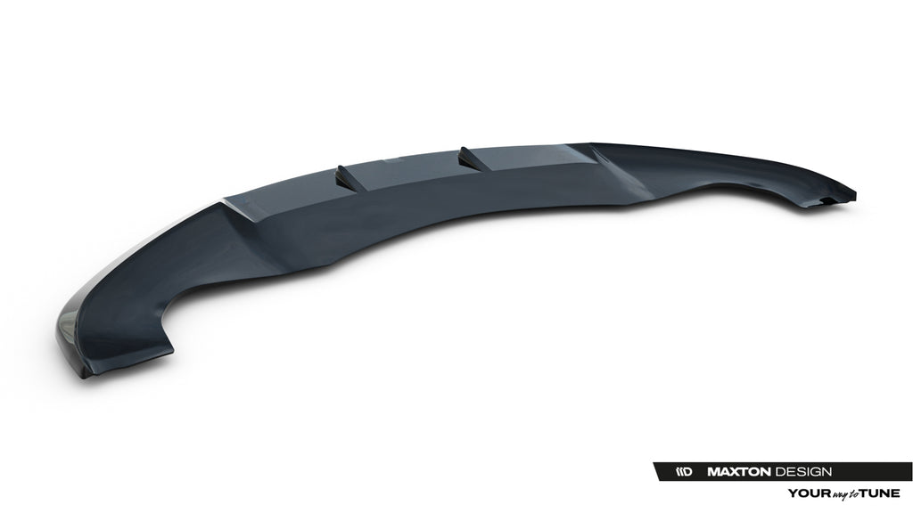 Maxton Design Street+ Spoilerlippe Front Ansatz V.1 passend für Tesla Model S Mk1 schwarz Hochglanz