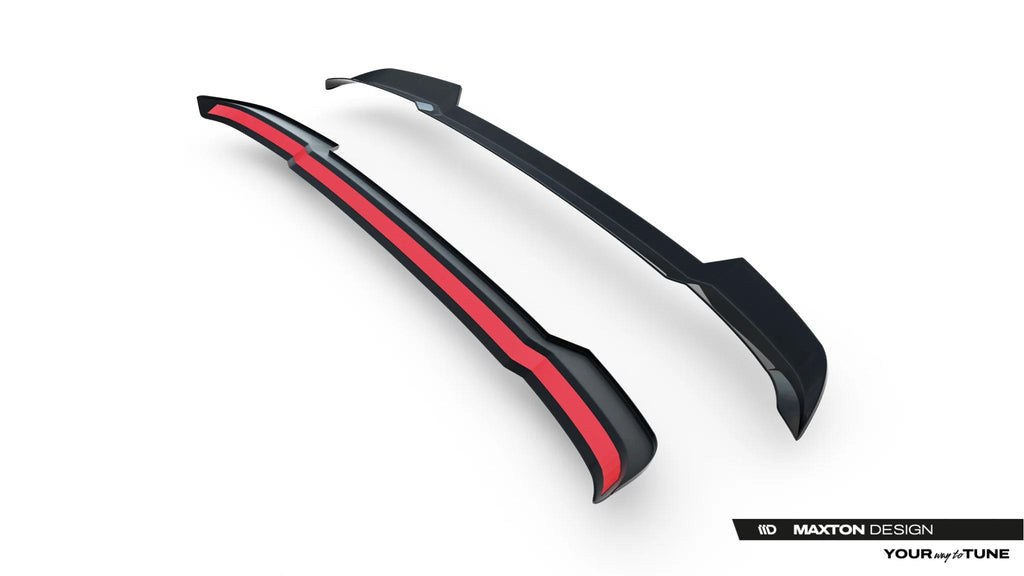 Maxton Design Heckspoiler Lippe Skoda Elroq RS Mk1 Schwarz Hochglanz