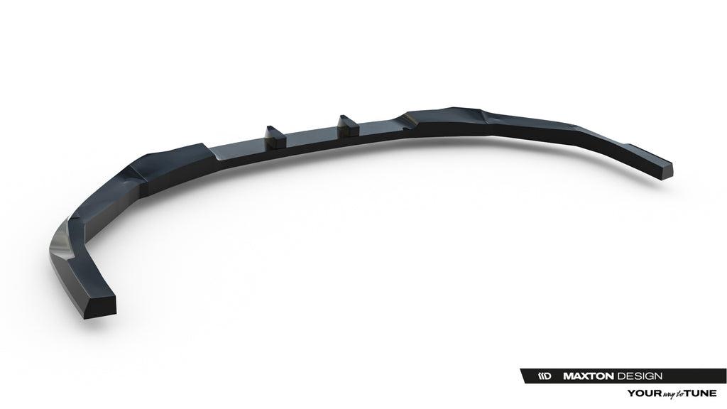 Maxton Design Street+ Spoilerlippe Front Ansatz V.2 passend für Subaru WRX STI Mk2 schwarz Hochglanz
