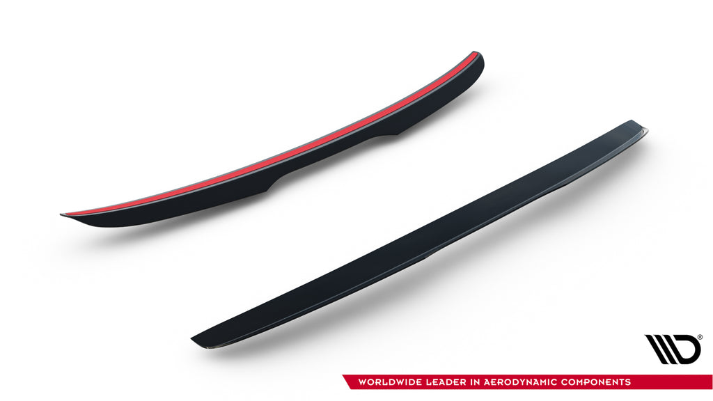 Maxton Design Spoiler CAP passend für Porsche Panamera GTS / 4S / E-Hybrid / Turbo S E-Hybrid Sport Turismo 971 Facelift schwarz Hochglanz