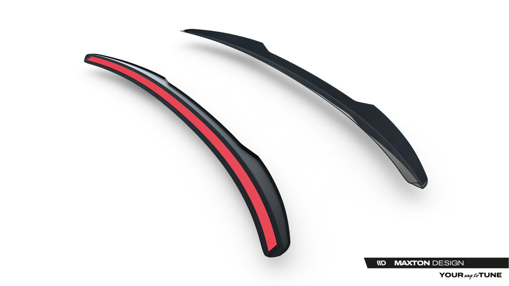 Maxton Design Höher Spoiler CAP passend für BYD Seal U Mk1 schwarz Hochglanz