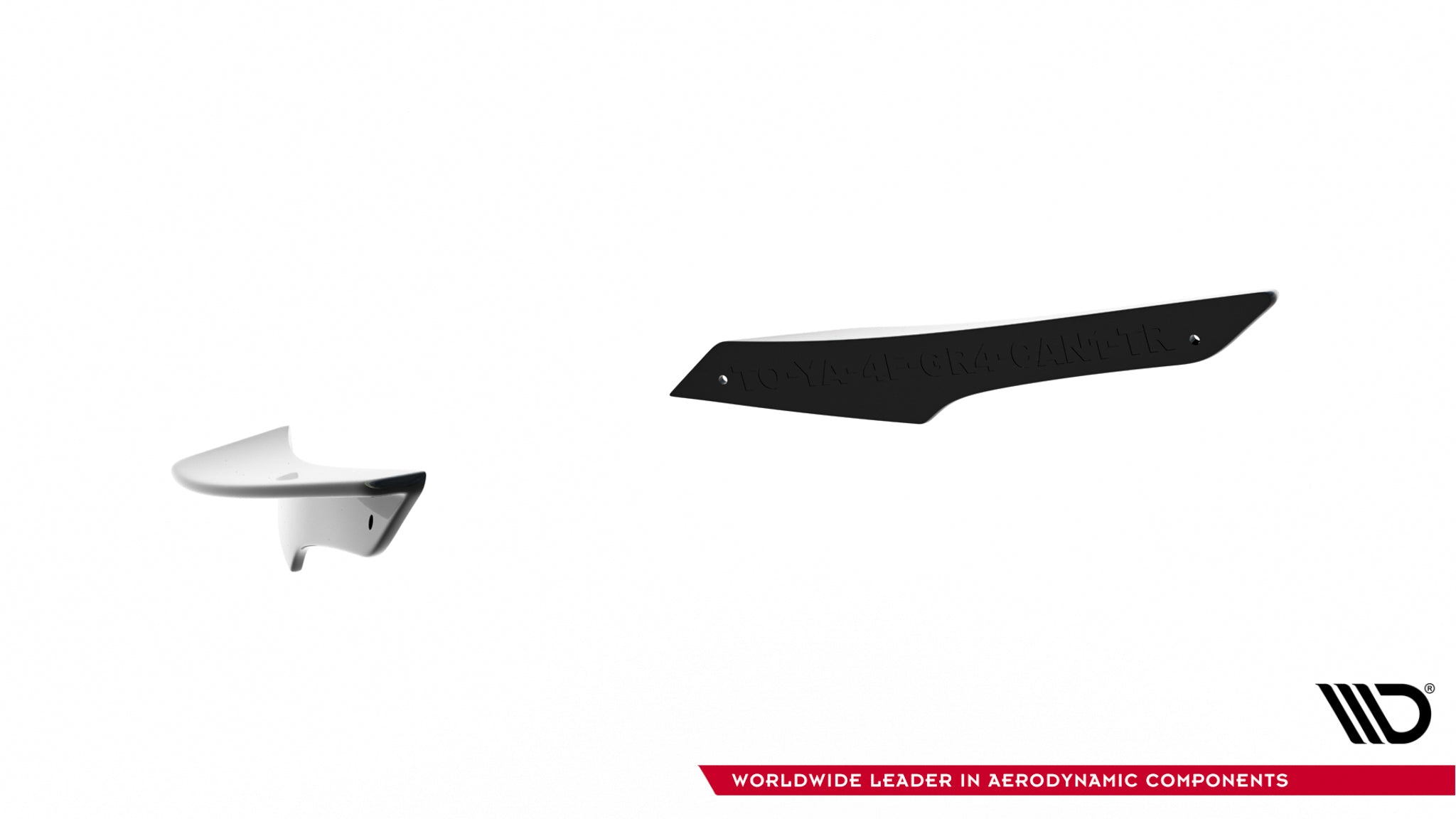 Maxton Design Stoßstangen Flaps Wings vorne Canards passend für Toyota GR Yaris Mk4 Facelift