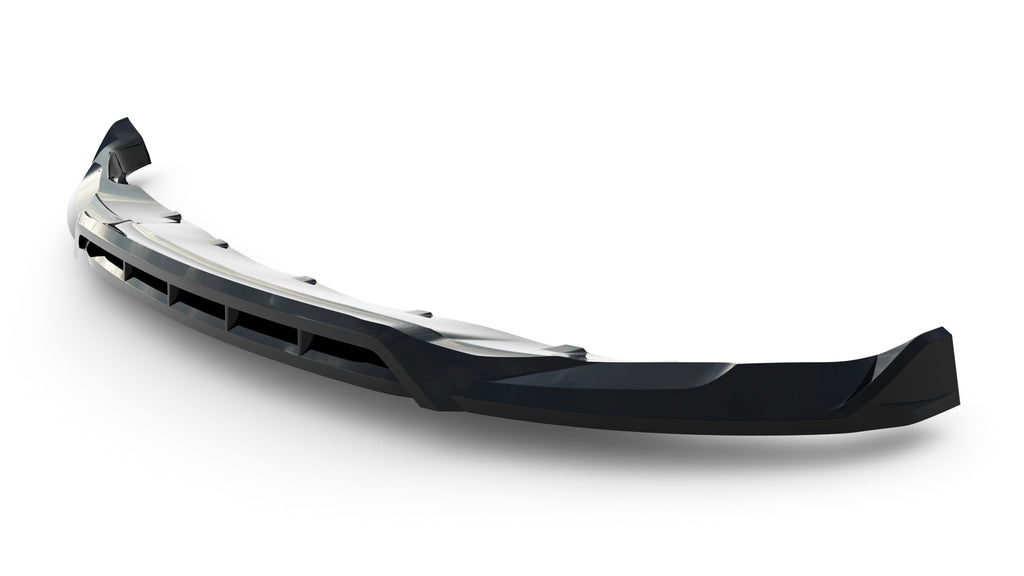 Maxton Design Street+ Spoilerlippe Front Ansatz für Ford Explorer ST Mk6 [2019-2024] | Schwarz Hochglanz | ABS-Kunststoff | mit TTG (eintragungsfrei)