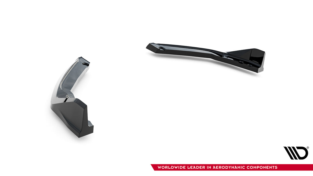 Maxton Design Heck Ansatz Flaps Diffusor V.2 passend für Toyota GR Corolla Mk12 schwarz Hochglanz