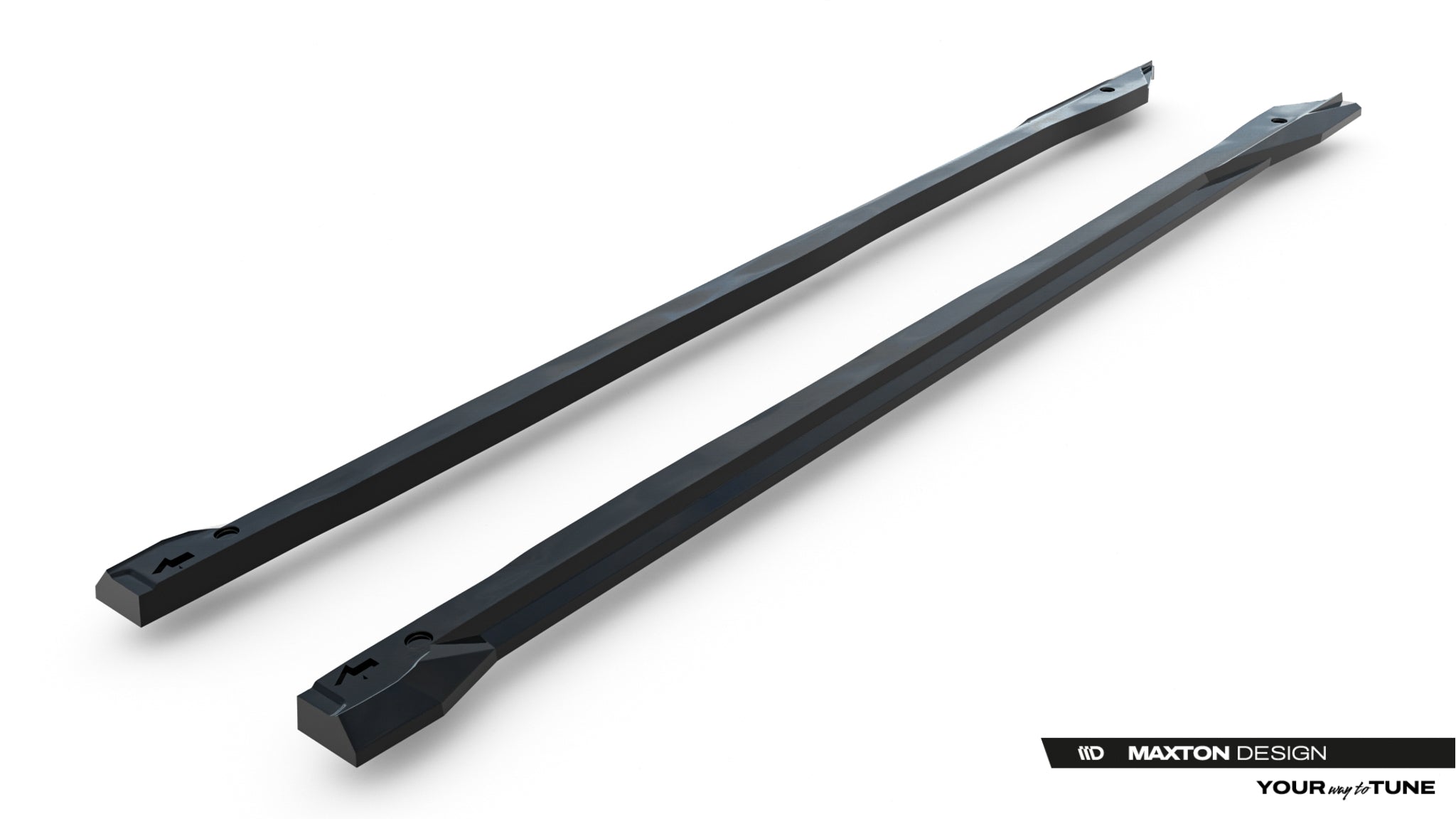 Maxton Design Street+ Seitenschweller Leisten passend für Lexus IS 500 Mk3 Facelift 2 (XE30) schwarz Hochglanz