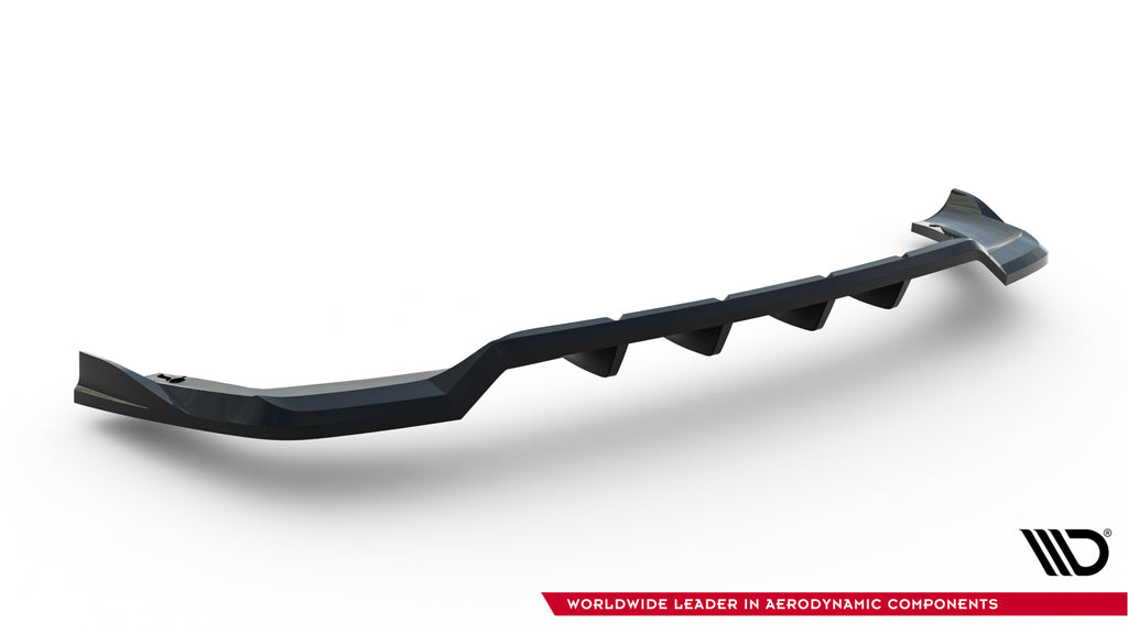 Maxton Design Street+ Mittlerer Diffusor RACE passend für MG HS Mk1 Facelift schwarz Hochglanz