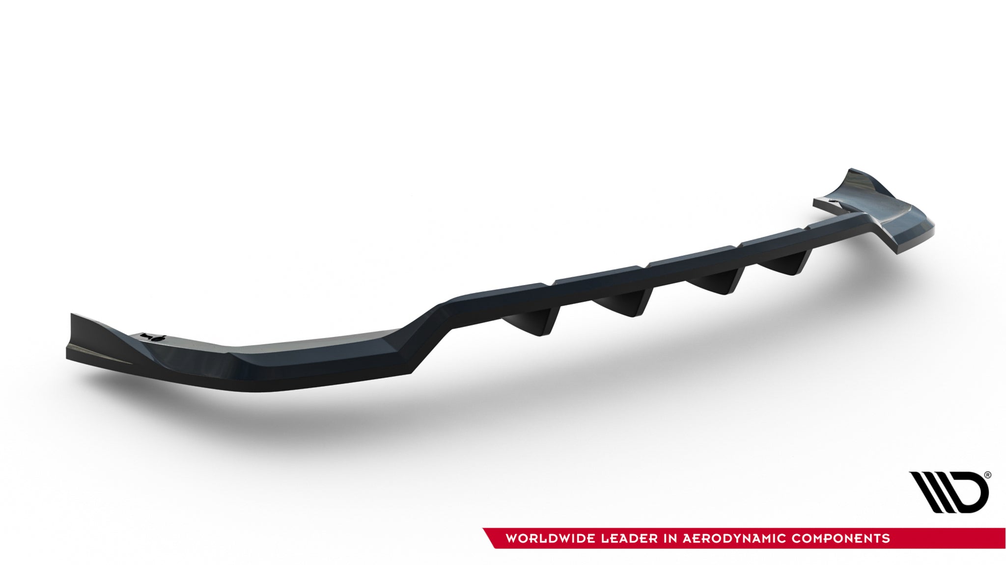 Maxton Design Street+ Mittlerer Diffusor RACE passend für MG HS Mk1 Facelift schwarz Hochglanz