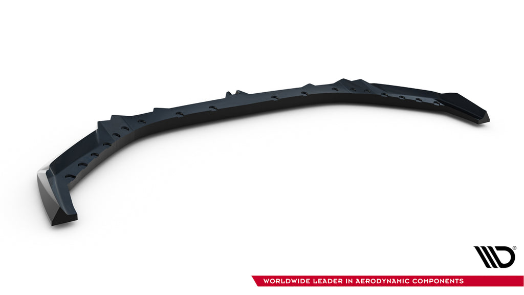 Maxton Design Street+ Spoilerlippe Front Ansatz V.1 passend für BMW M5 Limousine / Touring G90 schwarz Hochglanz