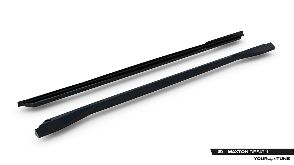 Maxton Design Street+ Seitenschweller Leisten passend für Cupra Terramar Mk1 schwarz Hochglanz