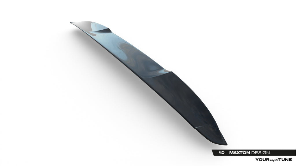 Maxton Design Heckscheiben Spoiler Passend für Porsche Panamera 4 / 4S E-Hybrid / 4 E-Hybrid 972 Schwarz Hochglanz