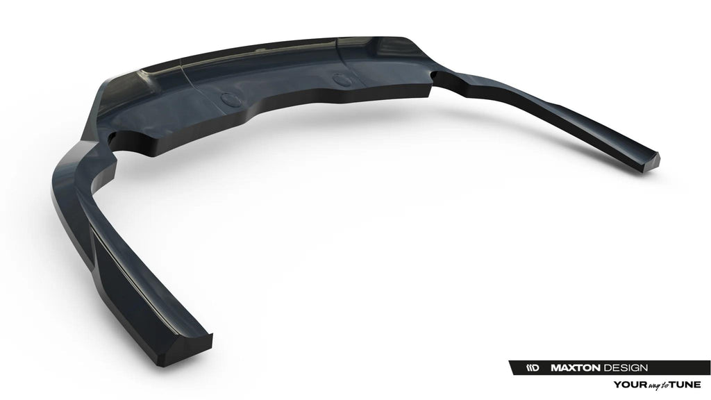 Maxton Design Street+ Mittlerer Diffusor RACE passend für Jeep Grand Cherokee L Mk5 schwarz Hochglanz