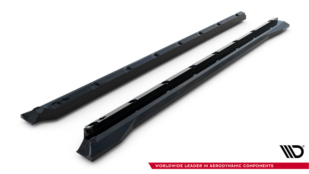 Maxton Design Street+ Seitenschweller Leisten passend für Forthing T-Five Mk1 schwarz Hochglanz