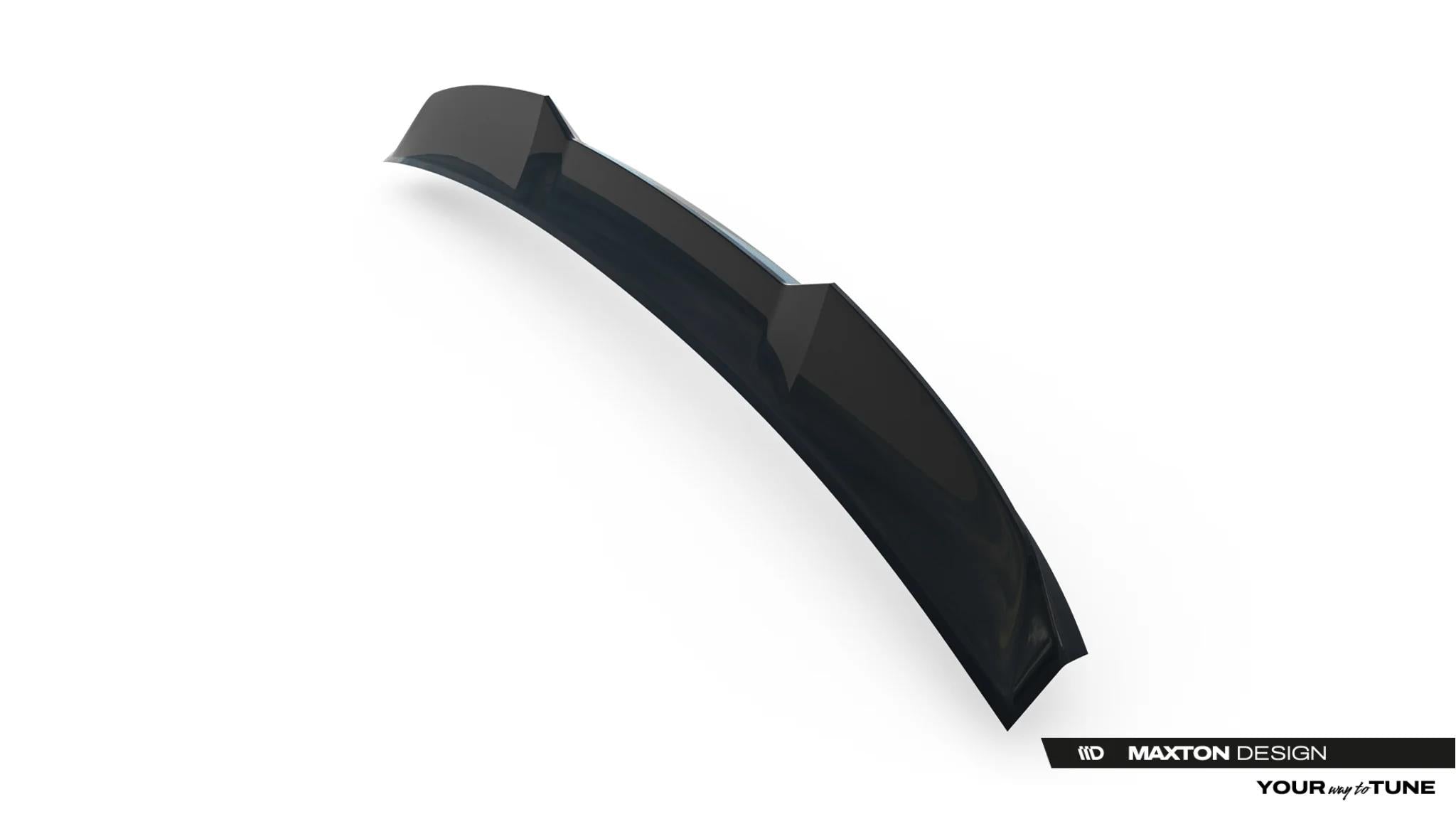 Maxton Design Spoiler CAP 3D passend für VW Jetta GLI Mk7 Facelift 2 schwarz Hochglanz