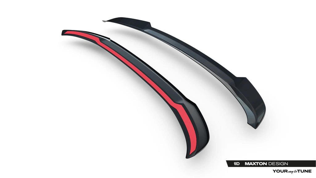 Maxton Design Höher Heckspoiler Lippe Alfa Romeo Junior Mk1 Schwarz Hochglanz