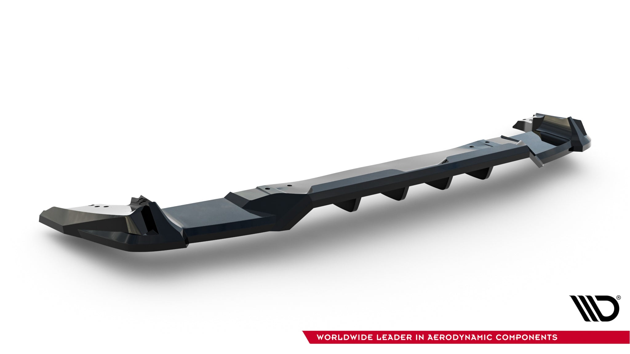 Maxton Design Street+ Mittlerer Diffusor RACE passend für Forthing T-Five Mk1 schwarz Hochglanz