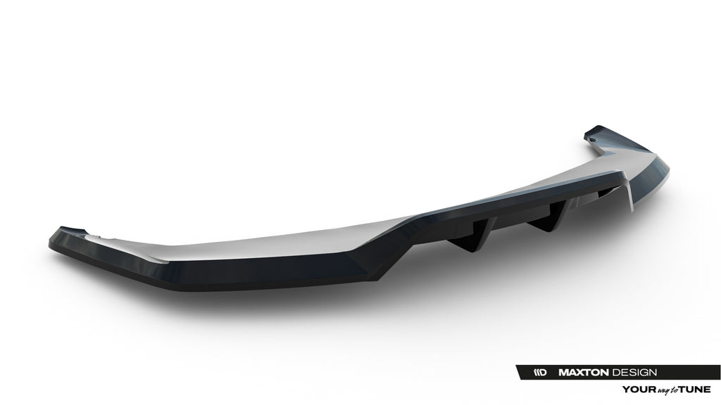 Maxton Design Street+ Mittlerer Diffusor RACE passend für Tesla Model Y Premium Mk1 Facelift schwarz Hochglanz