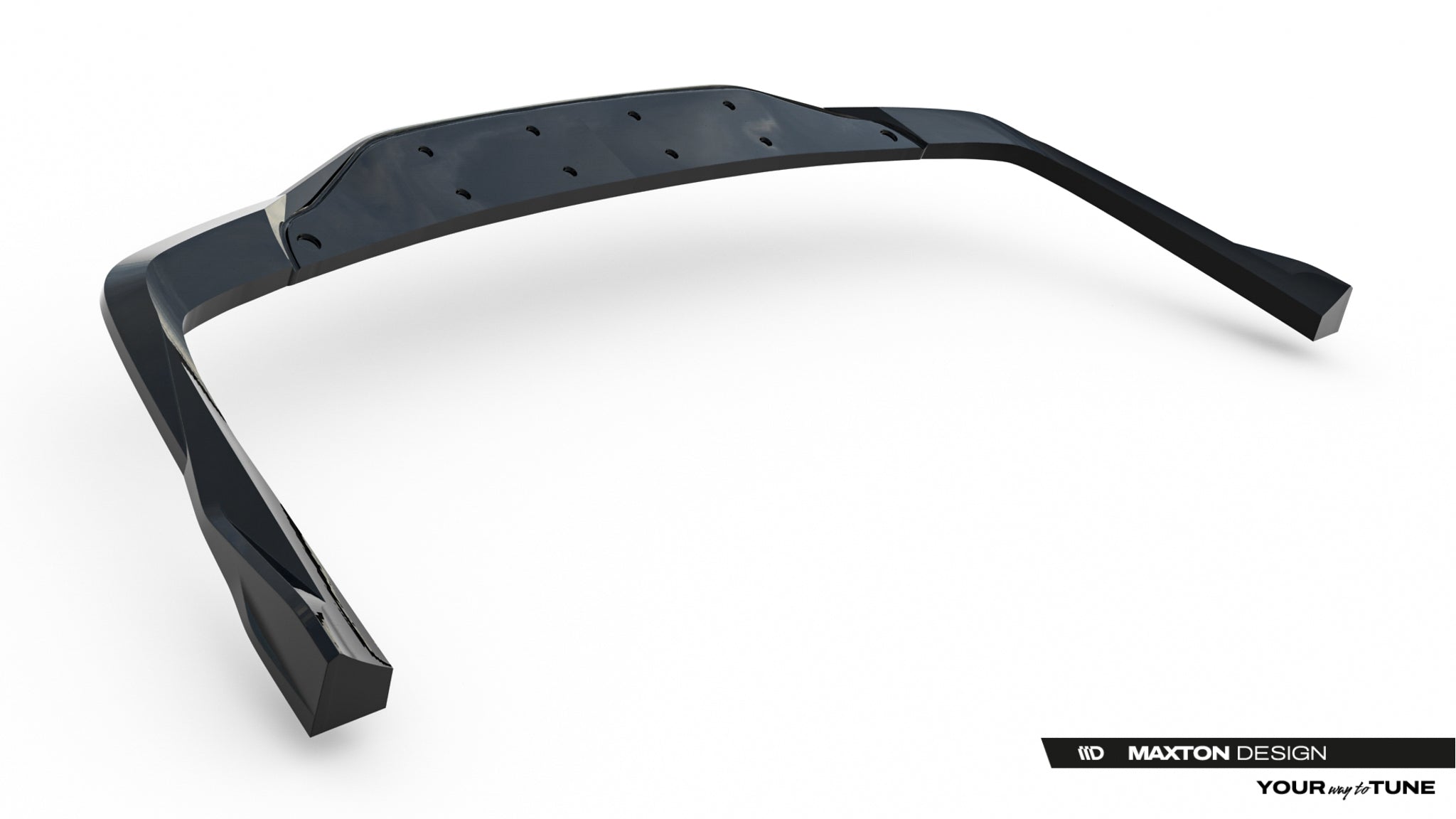 Maxton Design Street+ Mittlerer Diffusor RACE passend für Mercedes-AMG CLE 53 Aero C236 schwarz Hochglanz