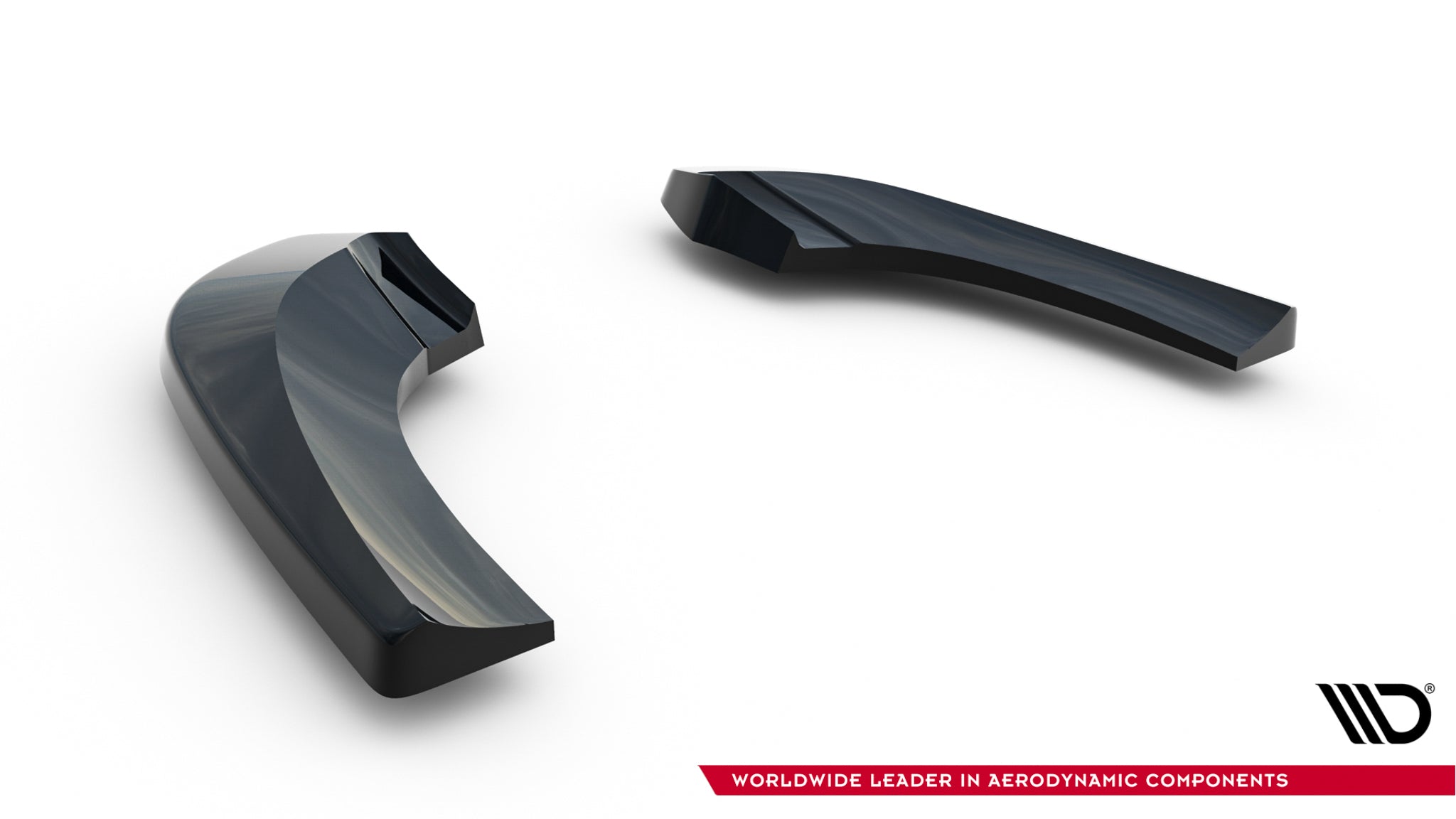 Maxton Design Heck Ansatz Flaps Diffusor passend für Mercedes-Benz B W246 schwarz Hochglanz