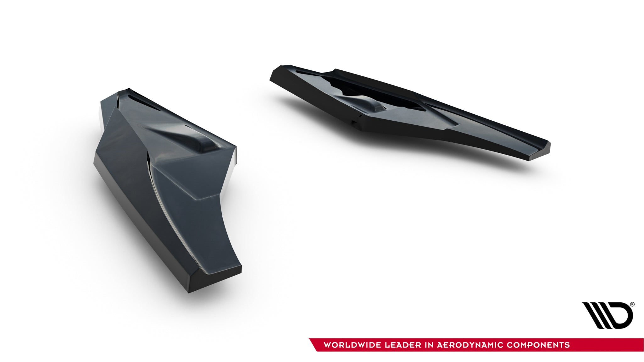 Maxton Design Heck Ansatz Flaps Diffusor V.3 passend für Audi S3 Sportback 8Y Facelift schwarz Hochglanz