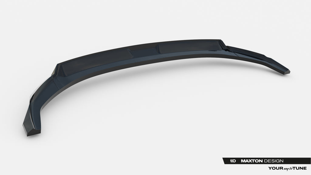 Maxton Design Street+ Spoilerlippe Front Ansatz passend für Hyundai Tucson N-Line Mk4 Facelift schwarz Hochglanz