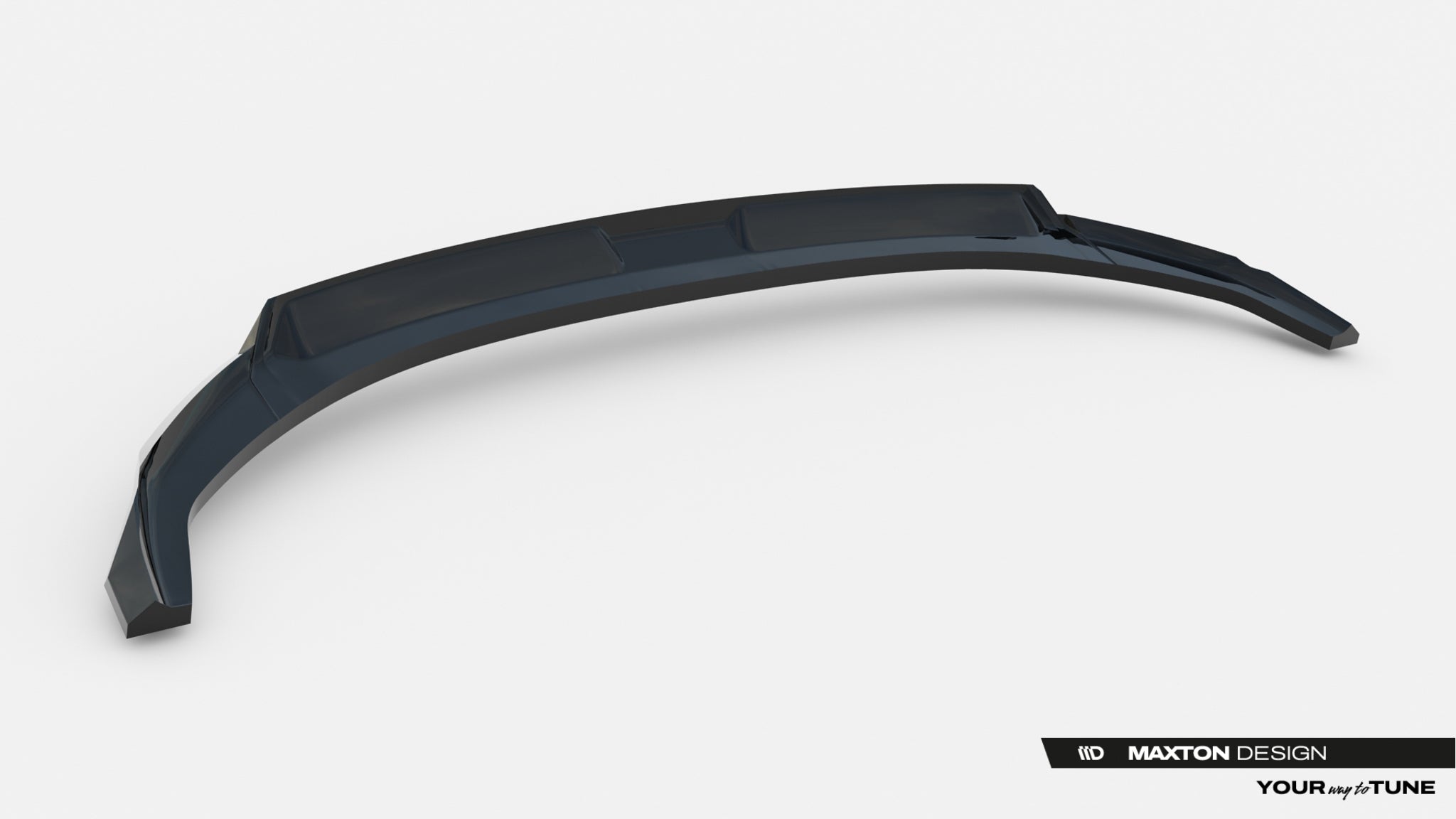 Maxton Design Street+ Spoilerlippe Front Ansatz passend für Hyundai Tucson N-Line Mk4 Facelift schwarz Hochglanz