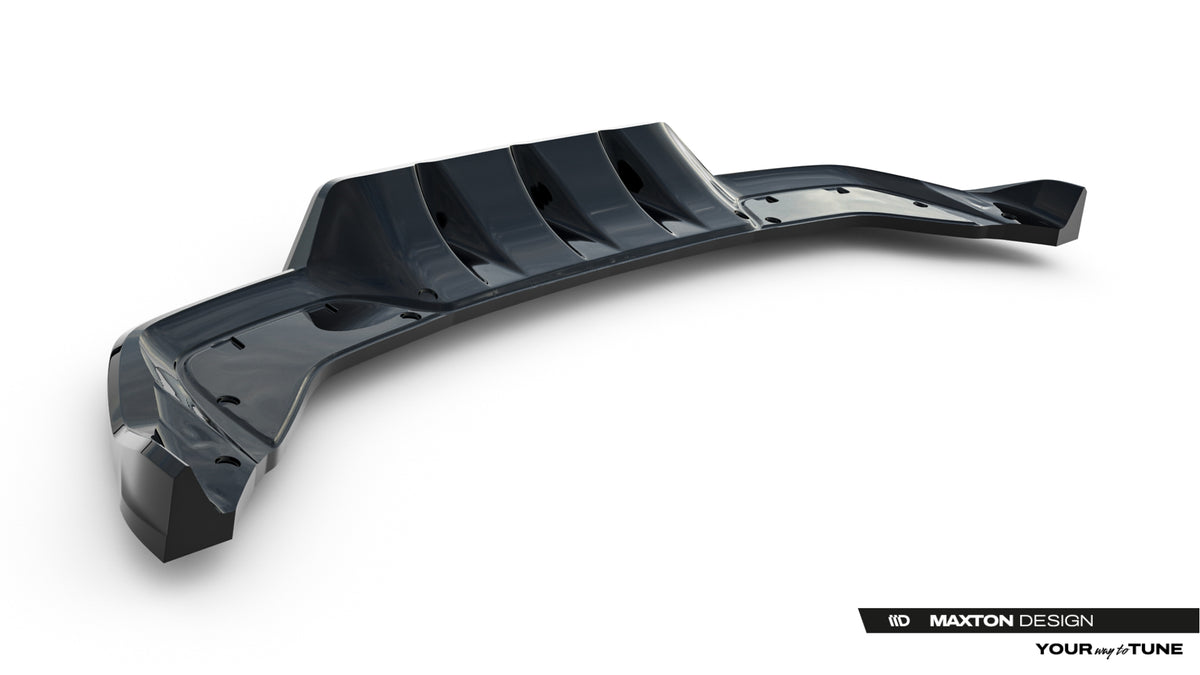 Maxton Design Diffusor für Cupra Leon Mk1 Facelift [2024-] | Schwarz Hochglanz | ABS-Kunststoff