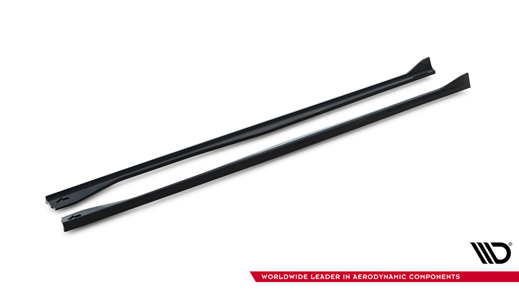Maxton Design Street+ Seitenschweller Leisten passend für Mazda MX-5 Mk3 (NC) Facelift schwarz Hochglanz