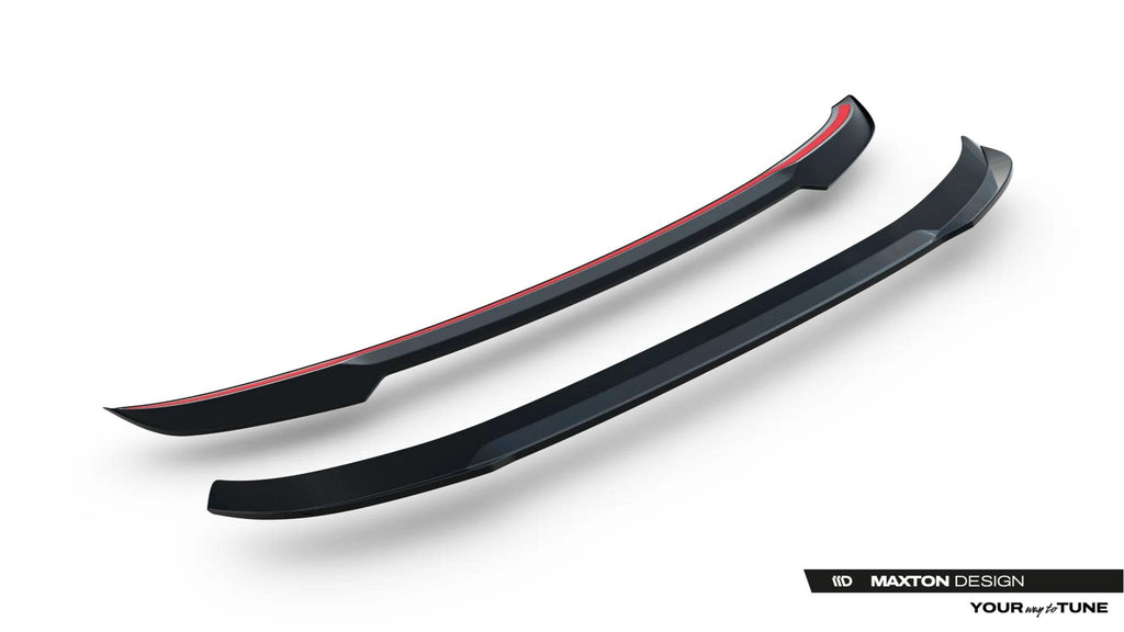 Maxton Design Höher Heckspoiler Lippe Alfa Romeo Junior Mk1 Schwarz Hochglanz