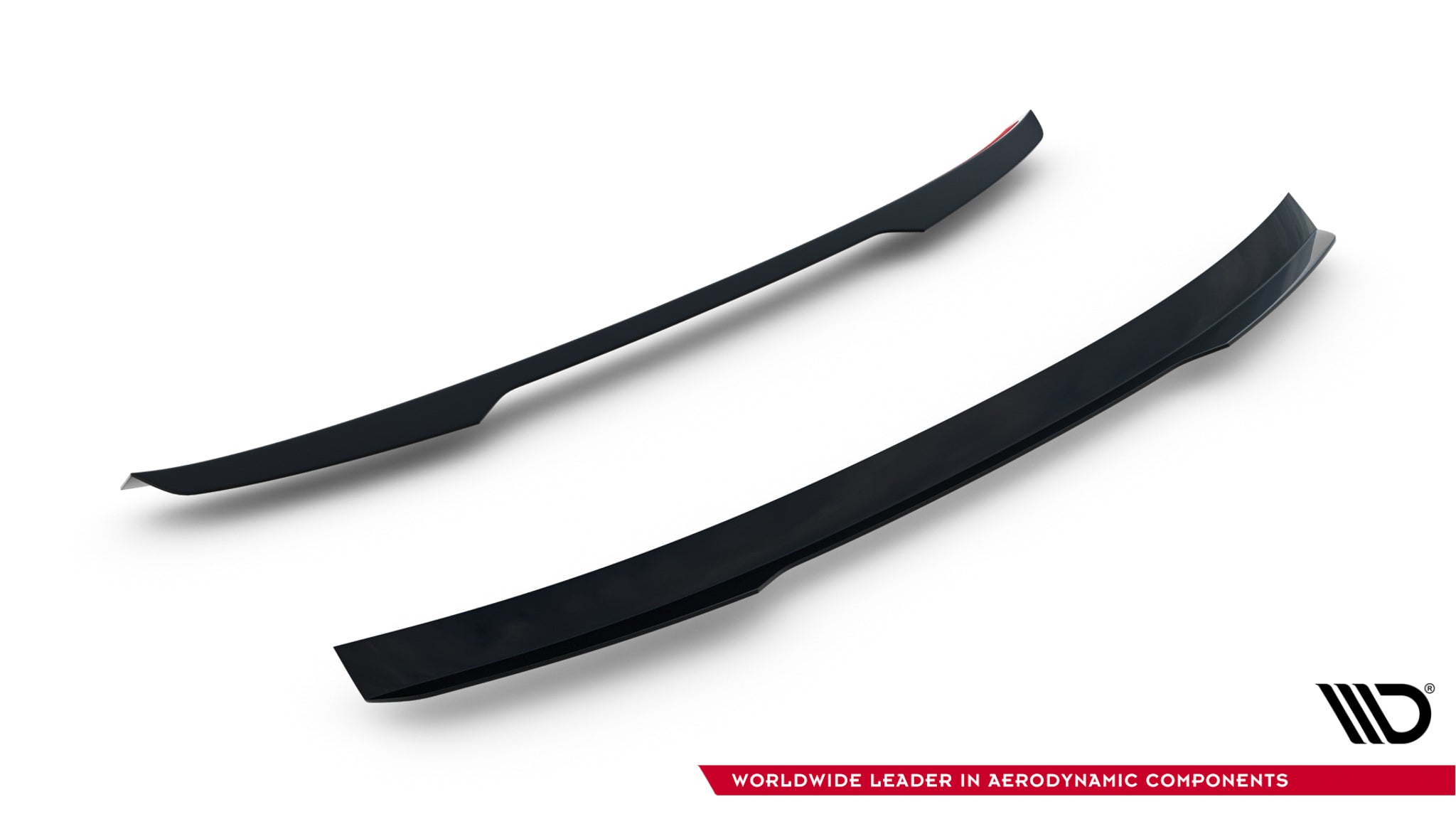 Maxton Design Spoiler CAP passend für Mercedes-AMG GLC 43 SUV X253 Facelift schwarz Hochglanz