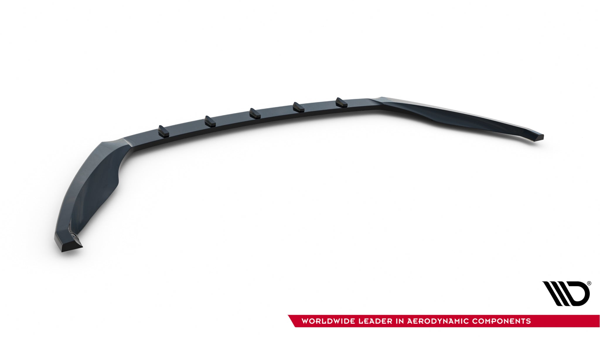 Maxton Design Street+ Spoilerlippe Front Ansatz V.1 passend für Skoda Octavia RS Mk3 schwarz Hochglanz