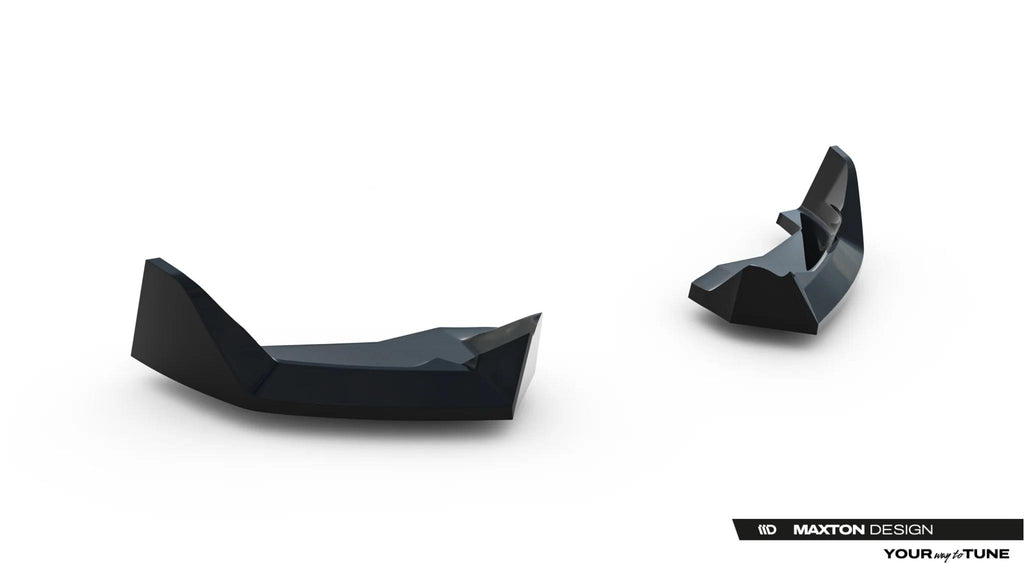Maxton Design Heck Ansatz Flaps Diffusor V.4 passend für Toyota GR Yaris Mk4 Facelift schwarz Hochglanz