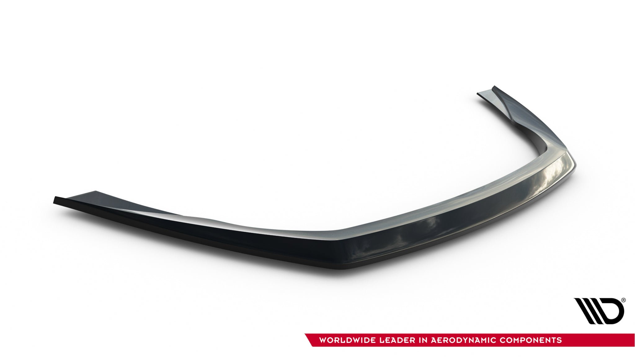 Maxton Design Street+ Spoilerlippe Front Ansatz V.2 passend für Skoda Octavia RS Mk3 schwarz Hochglanz