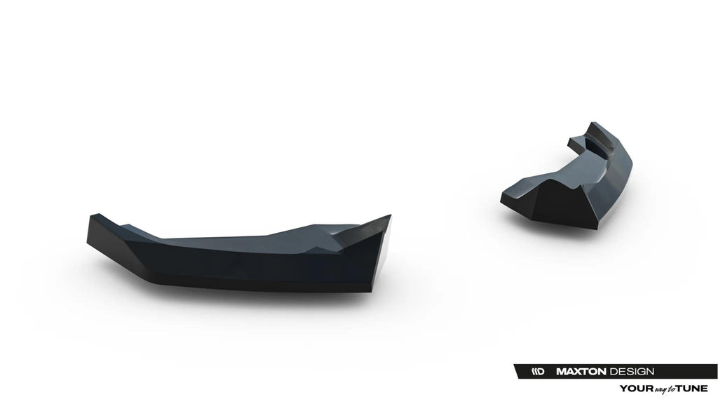 Maxton Design Heck Ansatz Flaps Diffusor V.3 passend für Toyota GR Yaris Mk4 Facelift schwarz Hochglanz