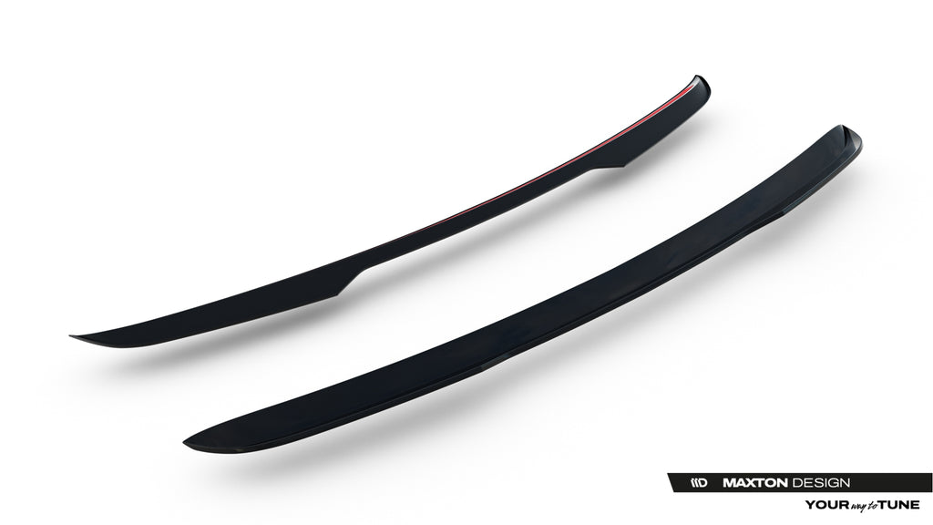 Maxton Design Heckspoiler Lippe Dodge Grand Caravan Mk5 Facelift Schwarz Hochglanz